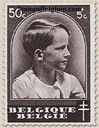 Timbre Belgique Yvert 441