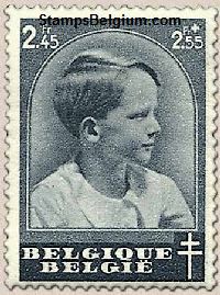 Timbre Belgique Yvert 446