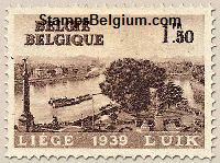 Timbre Belgique Yvert 486