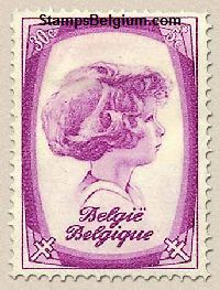 Timbre Belgique Yvert 489