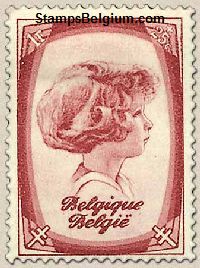 Timbre Belgique Yvert 492