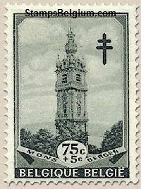 Timbre Belgique Yvert 522