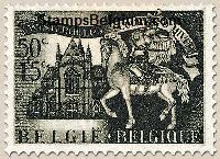 Timbre Belgique Yvert 633