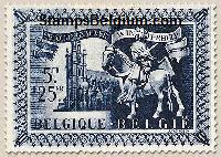 Timbre Belgique Yvert 638