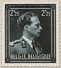 Timbre Belgique Yvert 644