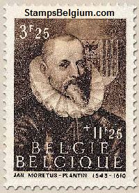 Timbre Belgique Yvert 668