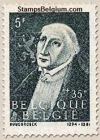 Timbre Belgique Yvert 669