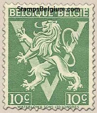 Timbre Belgique Yvert 675