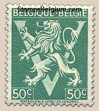 Timbre Belgique Yvert 678