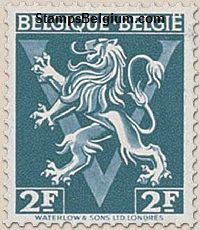 Timbre Belgique Yvert 684