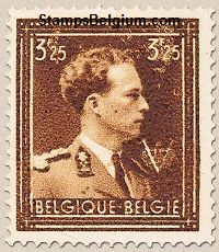 Timbre Belgique Yvert 695