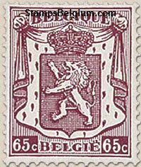 Timbre Belgique Yvert 711