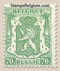 Timbre Belgique Yvert 712