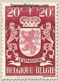 Timbre Belgique Yvert 717