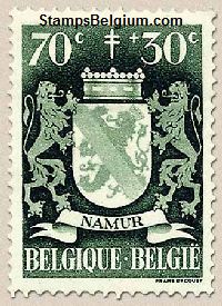 Timbre Belgique Yvert 719