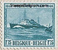 Timbre Belgique Yvert 725