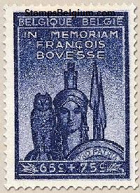 Timbre Belgique Yvert 734