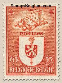 Timbre Belgique Yvert 756