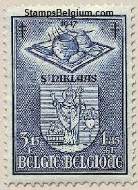 Timbre Belgique Yvert 759