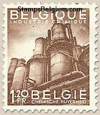 Timbre Belgique Yvert 762