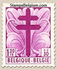 Timbre Belgique Yvert 788