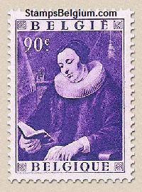 Timbre Belgique Yvert 792