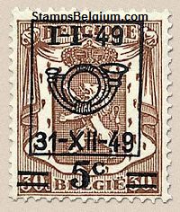 Timbre Belgique Yvert 799