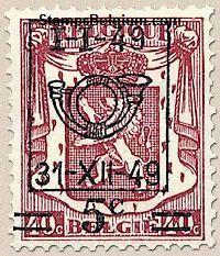 Timbre Belgique Yvert 800