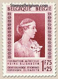 Timbre Belgique Yvert 864