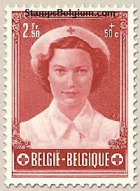 Timbre Belgique Yvert 915