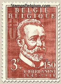 Timbre Belgique Yvert 935