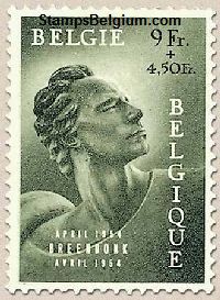 Timbre Belgique Yvert 945