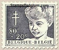 Timbre Belgique Yvert 956 - Belgium Scott