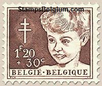 Timbre Belgique Yvert 957